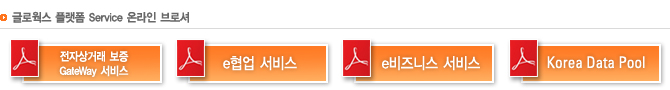 글로웍스 플랫폼 Service 온라인 브로셔 